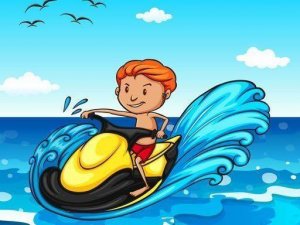 Jet Ski Summer Fun Hidden Memory Game Online Puzzle Game