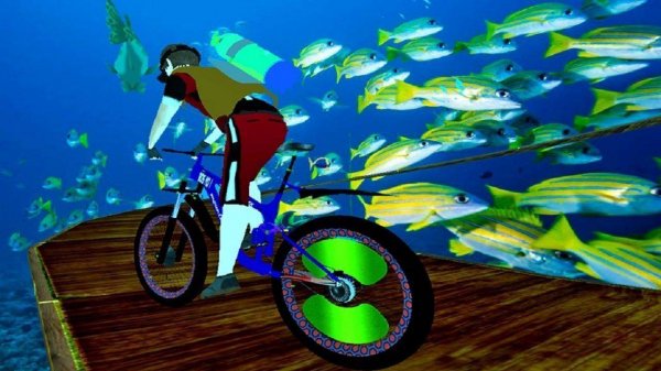 Underwater Pedal Race Quest