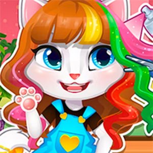 Funny Angela Haircut Online Hair Salon Game