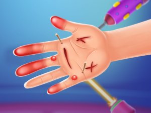 Hand First Aid Learning Game