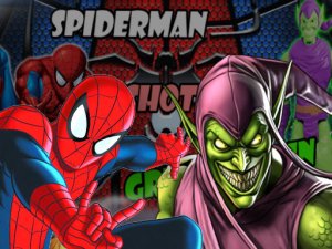 Spiderman Shot Green Goblin Online Arcade Game