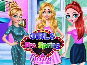 Girls Pre Spring Getup Dress Up Game - Fashion Game
