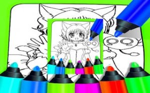 Anime Coloring Fun for Kids
