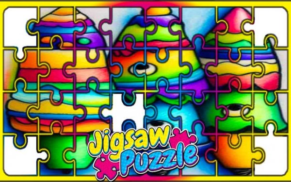 Crayon Jigsaw Slider Puzzle