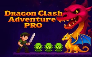Dragon Clash Adventure Pro - Epic 2D Platformer Game