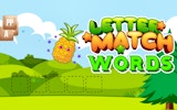 Letter Match Words: Picture Vocabulary Puzzle
