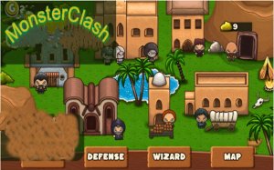 Monster Clash: Stone Launcher Defense Online Game