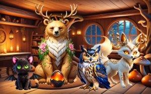 Mysterious Familiars Enchanted Bestiary: Magic Tapping Game Online