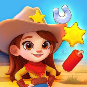 Wild West Match Puzzle Game - Match 3 Puzzle Game