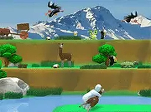 Snowy Creature Target Practice